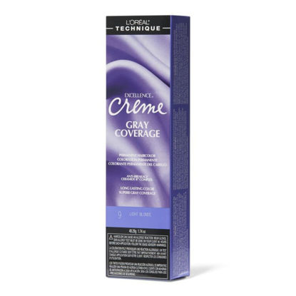 Picture of L'Oréal Technique Excellence Crème Permanent Hair Color | Long-Lasting Hair Dye | Rich Formula with No-Drip Application | Superb Gray Coverage | For All Hair Types | Light Blonde