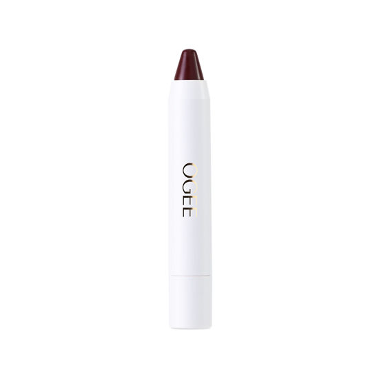 Picture of Ogee Tinted Sculpted Lip Oil - Lip Stain Made with 100% Organic Coconut Oil, Jojoba Oil, and Vitamin E - Best as Lip Balm, Lip Color or Lip Treatment - Dahlia