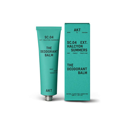 Picture of AKT, THE DEODORANT BALM. Award winning, multi-use, natural deodorant. Plastic Free. Gender Free. Aluminum Free. 100% effective - 1 tube lasts up to 3 months. SC.04 HALCYON SUMMERS. 1.7 Ounce