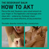 Picture of AKT, THE DEODORANT BALM. Award winning, multi-use, natural deodorant. Plastic Free. Gender Free. Aluminum Free. 100% effective - 1 tube lasts up to 3 months. SC.04 HALCYON SUMMERS. 1.7 Ounce