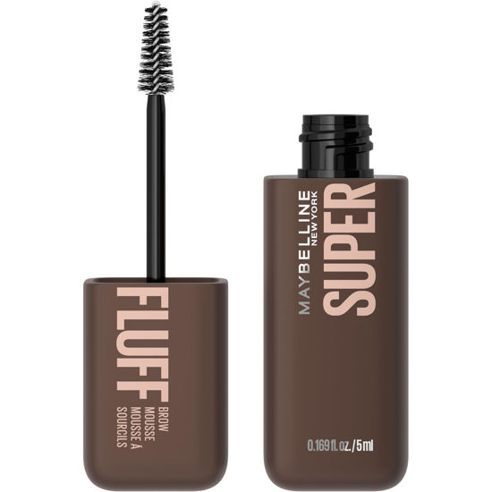 Picture of Maybelline Superfluff Volumizing Brow Mousse, All Day Tinted Brow Gel For Soft Full Brows, Deep Brown, 1 Count