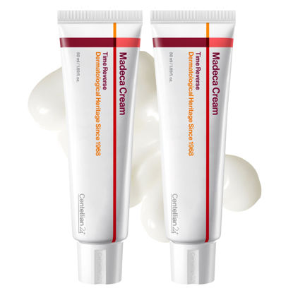 Picture of CENTELLIAN 24 Madeca Cream Time Reverse (Season 7) (1.69fl oz, Pack of 2) - Advanced Fast-Absorbing & Nourishing Cream, Hydrates, Reduces Wrinkles, Low Irritation, Korean Skin Care. Centella Asiatica