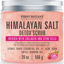 Picture of First Botany Himalayan Salt Body Scrub with Collagen & Stem Cells, Natural Exfoliating Salt Scrub Body & Face Souffle (20 oz)
