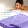Picture of Disposable Bed Sheets 200 Pcs 31" x 71" Massage Table Sheets Non Woven Fabric SPA Bed Cover Breathable for Massage Beauty Tattoos(Purple)