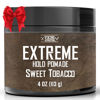 Picture of Viking Revolution Sweet Tobacco Hair Pomade for Men - Extreme Hold Hair Gel for Men Water Based - Mens Pomade Extra Firm Mens Hair Pomade Strong Hold - High Shine Mens Hair Cream (4oz)