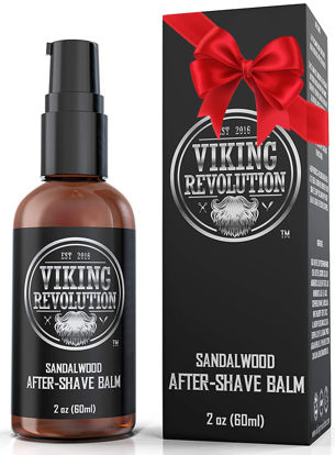 Picture of Viking Luxury After-Shave Balm - Soothes Face, Moisturizes After Shaving, Eliminates Razor Burn - Sandalwood Scent