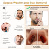 Picture of BLITZWAX 1.3lb Hard Wax Bead Kit for Men and Women Hair Removal Cream Scent Wax Beans for Nose/Sensitive Skin/Brazilian/Body/Face, Wax Pearls Bulk with 50pcs wax sticks for Beginners and At-Home Use