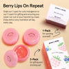 Picture of Grace & Stella Kiss Me Softly Nourishing Berry Lip Balm Hydrating - Lip Mask Overnight - Lip Moisturizer For Very Dry Lips - Overnight Lip Mask - Lip Sleeping Mask - Vegan (20ml, 3-Pack)