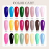 Picture of CANNI CC1 30Pcs 9ML Hema-free Gel Nail Polish Set, Black Pink Nude Red Blue Green Gel Polish Kit Color Soak Off LED Nail Gel Polish Set Nail Art Starter Manicure Salon DIY at Home
