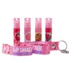 Picture of Lip Smacker Flavored Lip Balm & Pink Lanyard Set | Strawberry, Cotton Candy, Watermelon, Oatmeal Cookie Flavors | For Kids | Stocking Stuffer | Christmas Gift | Set of 4