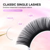 Picture of NAGARAKU Eyelash Extensions Individual Lashes Extensions Classic Lash Matte Black 16 Rows Soft Natural Matte Black Professional Beauty Salon Lashes Supplies - 0.15LD 13mm