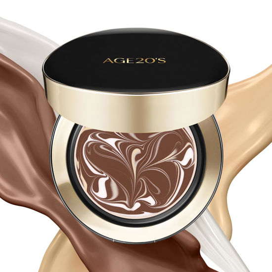 Picture of AGE20'S Signature Essence Pact SPF 50+ | Pack of 1 | 41N MOCHA | Cream Foundation, Dewy Finish, Natural Coverage | Korean Cushion Foundation