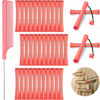 Picture of WILLBOND 36 Pieces Cold Wave Rod Hair Perm Rods Hair Rollers Perming Curlers with Steel Rat Tail Comb for Hairdressing Styling