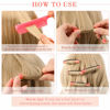 Picture of WILLBOND 36 Pieces Cold Wave Rod Hair Perm Rods Hair Rollers Perming Curlers with Steel Rat Tail Comb for Hairdressing Styling