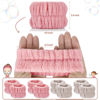 Picture of Darfukei Spa Wristbands - 4pcs Absorbent Arm Towels for Face Washing, Suitable for Women and Men