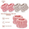 Picture of Darfukei Spa Wristbands - 4pcs Absorbent Arm Towels for Face Washing, Suitable for Women and Men