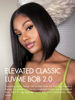 Picture of LUVME Ready to Go Bob Wig, Natural Black, Glueless, 100% Unprocessed Virgin Human Hair, Medium Size, 22-22.5 Inches