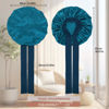 Picture of Arqumi 2 Pcs Satin Silk Bonnet for Sleeping Women, Large Long Strap Tie Band Adjustable Sleep Night Cap Hair Bonnet Wrap for Men, Black+Hole Blue