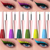 Picture of evpct 6Pcs Dark Red Purple Dark Green Light Green Sky Blue Liquid Eyeliner Set Waterproof Eye Liners for Women, Eyes Wing Colored delineador de ojos a prueba de agua contra el agua blanco para ojos