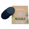 Picture of Chloven 25 Pack Charcoal Bamboo Reusable Makeup Remover Pads - Bamboo Reusable Cotton Rounds for Toner, Washable Eco-Friendly Pads for All Skin Types with Cotton Laundry Bag