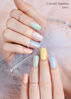 Picture of AutyaMee Semi Cured Gel Nail Strips (Colorful Sunshine)-20 PCS Macaroon Gel Nail Stickers | UV Light Required | Gel Nail Wraps, Salon Quality & Easy to Use