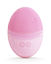 Picture of EZBASICS Facial Cleansing Brush Made with Ultra Hygienic Soft Silicone, Waterproof Sonic Vibrating Face Brush for Deep Cleansing, Gentle Massaging, Inductive Charging (Pink)1 Pack+5 Speed Settings