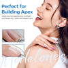 Picture of modelones Rubber Gel Base Coat for Nails, Clear Rubber Base Gel Polish for Nail Strengthen/Apex Building/Enhance/Reinforced Long Lasting Protect Soak Off U V LED Builder Gel For Thin Weak Nails