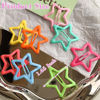 Picture of 13 PCS 1.65" Metal Hair Accessories - Snap Barrettes with Non-Slip Star Clips for Girls in Multiple Colors