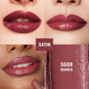 Picture of Oulac Plum Lipsticks for Women, Burgundy Matte Lipstick, Full Coverage Lip Color, Satin Matte Finish, Cream Texture, Hydrating, Infused with Hyaluronic Acid, Vegan & Clean Beauty 4g SG08 Bianca