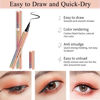 Picture of 4D Silk Fiber Mascara set, Mascara and Eyeliner set, Long Lasting Mascara kit & Waterproof Black Eyeliner Pencil, No Clumping Lasting All Day