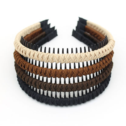 Picture of JOBAND Spa Headbands for Washing Face or Facial.Can easily solve the problem of short hair on the forehead fashionable hair accessories are suitable for friends gatherings and shopping（A pack of 4）