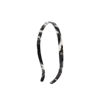 Picture of EVITA PERONI Hair Bands - Comfortable Thin Eyewear Headbands, No Pressure or Headache, Non-Slip Design for Women's Fashion - Mixed Black