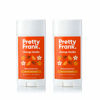 Picture of Pretty Frank Natural Aluminum-Free Deodorant Stick, Baking Soda-Free, Orange Vanilla (2-Pack) | Sensitive Skin Friendly, Effective Odor Control for Women & Men, Organic Ingredients and Essential Oils