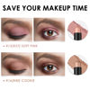 Picture of FOCALLURE 2 Pcs Cream Eyeshadow Stick,Brightener Eyeshadow Pencil Crayon,Highlighter Eye Shadow Stick Sets with Crease-proof Formula,Long Lasting Waterproof Eye Shadow Make Up,Mocha Pink