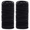 Picture of Anezus 200 Pcs Black Elastics Hair Ties Small Bulk Hair Ties Hair Bands (4mm)