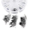 Picture of Volume Lash Extensions 8D Premade Fans Eyelash Extensions 500 PCS 0.07mm 9-16mm Mixed C/D Curl Short Stem Premade Volume Eyelash Extensions Pointed Base Fans (500PCS-8D-0.07-D, 9-16mm Mixed Tray)