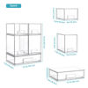 Picture of Vtopmart Stackable Storage Drawers Set of 5, Clear Plastic Organizer Bins for Beauty Supplies,Ideal for Vanity, Bathroom,Cabinet,Pantry Organization