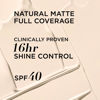 Picture of IT Cosmetics CC+ Cream Natural Matte Foundation with SPF 40 - Shine-Reducing & Long-Wear Full Coverage Foundation For Oily Skin - With Hyaluronic Acid - Non-Comedogenic, Fair Ivory - 1.08 fl oz