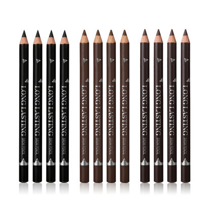 Picture of SUMEITANG 3Colors Eyebrow Pencil Eyeliner Set，Soft Textured Eyebrow Tint Pen，Easy to Color，Long Lasting，Waterproof Eye Brow Pencils for Fills in Sparse Areas and Gaps，Create a Natural Brow Makeup