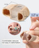 Picture of Golbylicc Bunion Toe Separators for Overlapping Toes Women Men, Gel Toe Spacers Bunion Corrector with 2 Loops for feet (4PC)