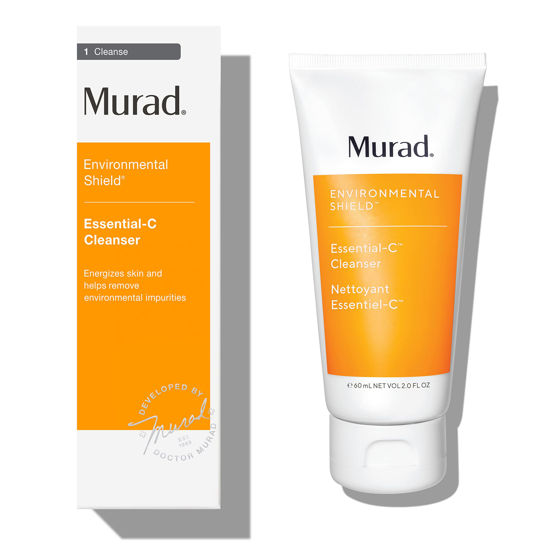 Picture of Murad Essential-C Facial Cleanser - Foaming Gel Face Wash- Vitamin & Antioxidant Rich Treatment Backed by Science, 2 Fl Oz