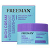 Picture of Freeman Rich Cream + Overnight Leave-On, Moisturizing Face Mask, Facial Mask For Dry Skin, Face Cream Infused With Magnesium & Hyaluronic Acid To Hydrate & Soothe Skin, 1.7 fl.oz./ 50 mL Jar
