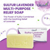 Picture of Naturasil 10% Sulfur Lavender Soap Bar Natural Skin Treatment for Acne, Bug Bites, Warts Treatment, Viral Bumps, Nodes & Itching | for Kids & Adults |113 grams