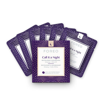 Picture of Foreo Call It A Night Revitalizing & Nourishing Ufo Activated Mask By Foreo for Unisex, 7count