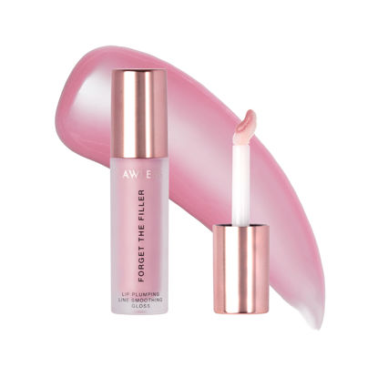 Picture of Lawless Women's Forget The Filler Lip Plumper Line Gloss, Lavender Sorbet, Pink, 0.11 Fl Oz (Pack of 1)