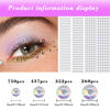 Picture of 1799pcs Self Adhesive Face Gems Stickers, Hair Gems Rhinestones Stickers, Bling Jewels for Makeup, Crafts, Home Decor Scrapbooking Embellishments, 4 Sizes 3mm/4mm/5mm/6mm(AB Rhinestones)