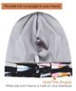 Picture of Elegant Caps for Frizzy Hair Black Women Beanie Picnic Turbans Slouchy Bonnets