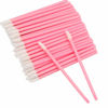Picture of 100PCS Lip Gloss Applicators, Disposable Lip Brushes Lip Gloss Applicators Lipstick Gloss Wands Applicator Perfect Makeup Tool Kits (Baby Pink)