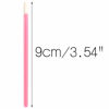 Picture of 100PCS Lip Gloss Applicators, Disposable Lip Brushes Lip Gloss Applicators Lipstick Gloss Wands Applicator Perfect Makeup Tool Kits (Baby Pink)
