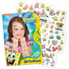 Picture of Savvi - 50 SpongeBob Temporary Tattoos: Skin-Safe Ink, Great for Birthday Parties, Gifts for Boys and Girls Ages 4-12+, Made in the USA [6 sheets, 50 count]